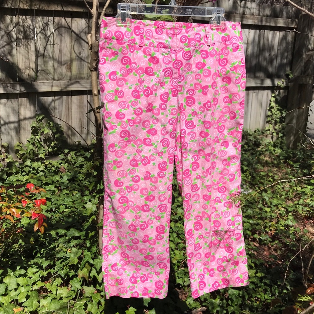 Athletic Pants Capris Designer By Lilly Pulitzer In Multi-colored, Size: Xl